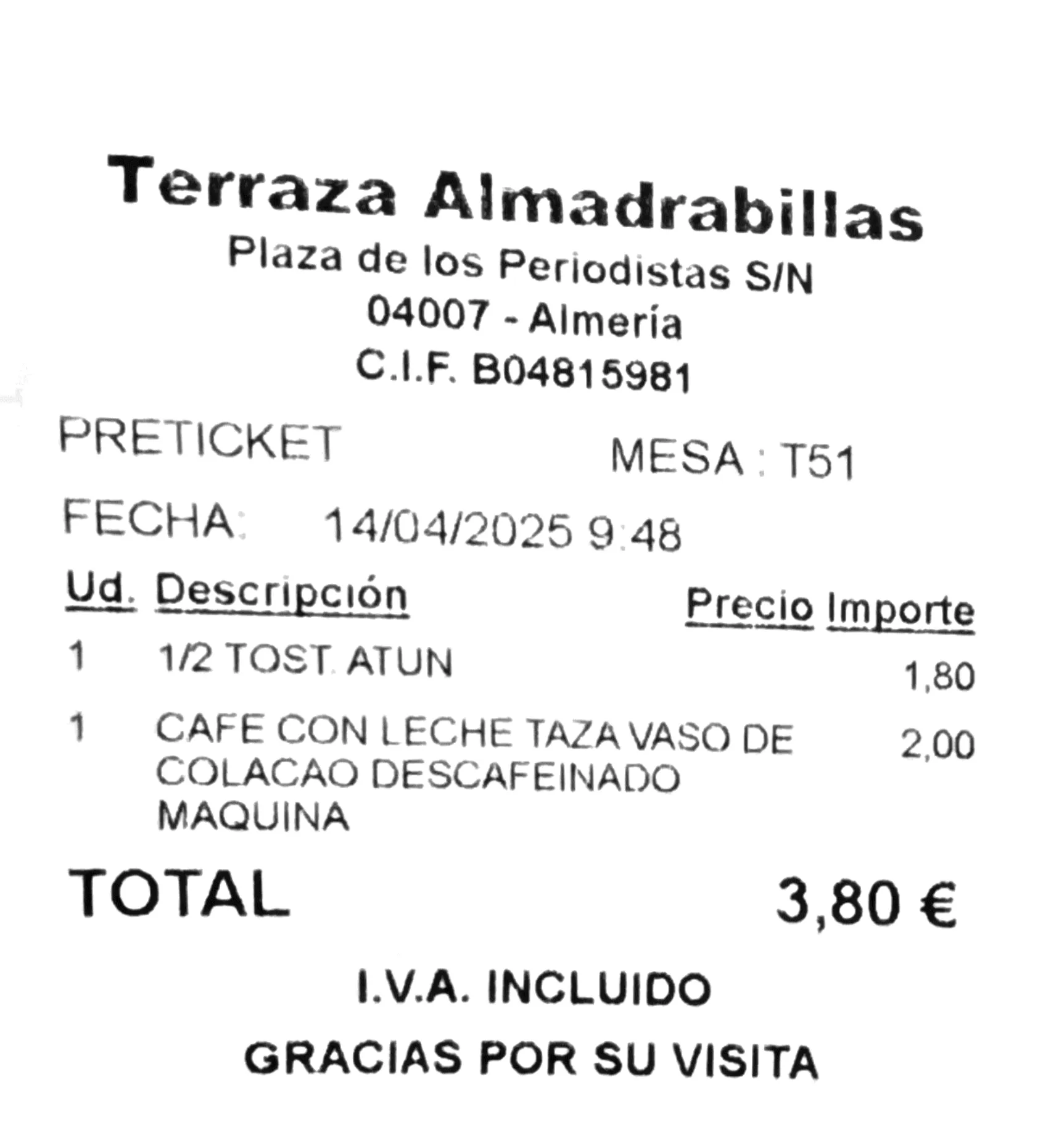 Factura procesada